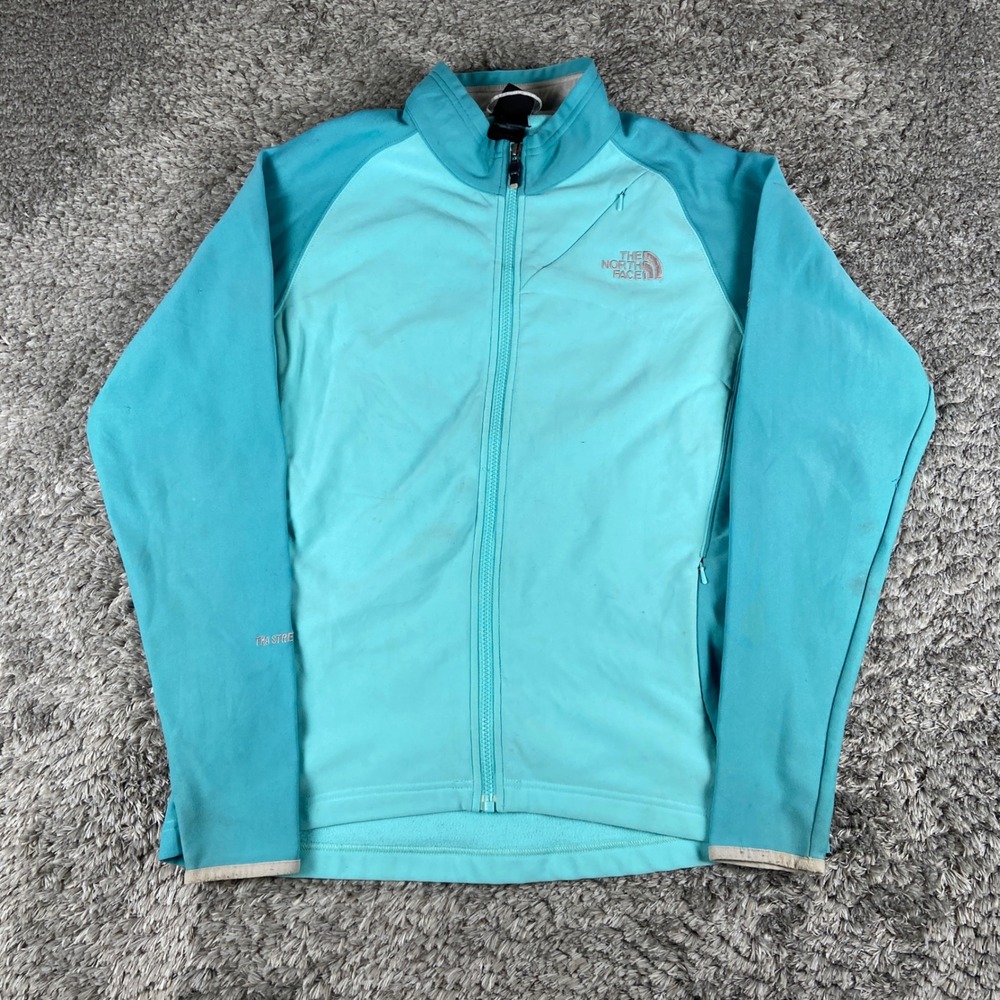 The North Face Flight Series TKA Stretch Jacket Womens L Blue Full Zip Fleece